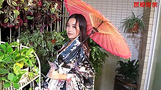 Japan-Schal-Bondage, Japan geknebelt