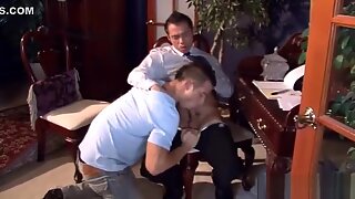 Two asian studs fucking and sucking part1