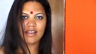 A huge breasted Indian chick rides a dick in a POV video